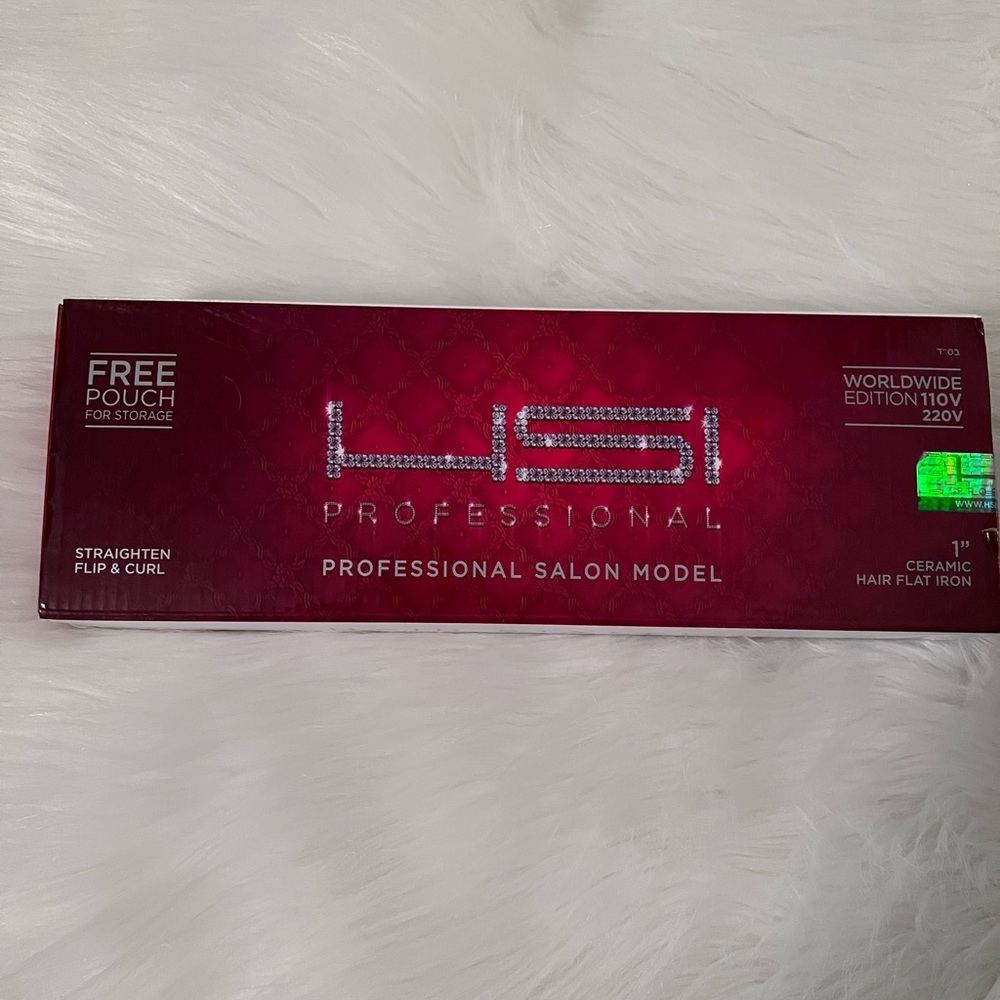 NIB HSI hair straightener flat iron